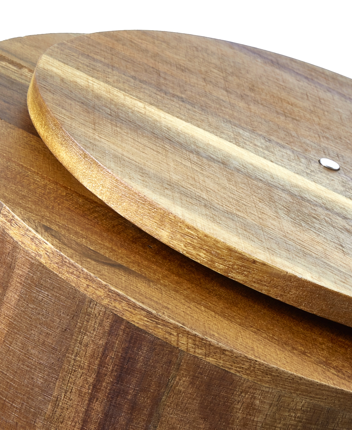 iDesign Acacia Wood Round Lazy Susan - BBB