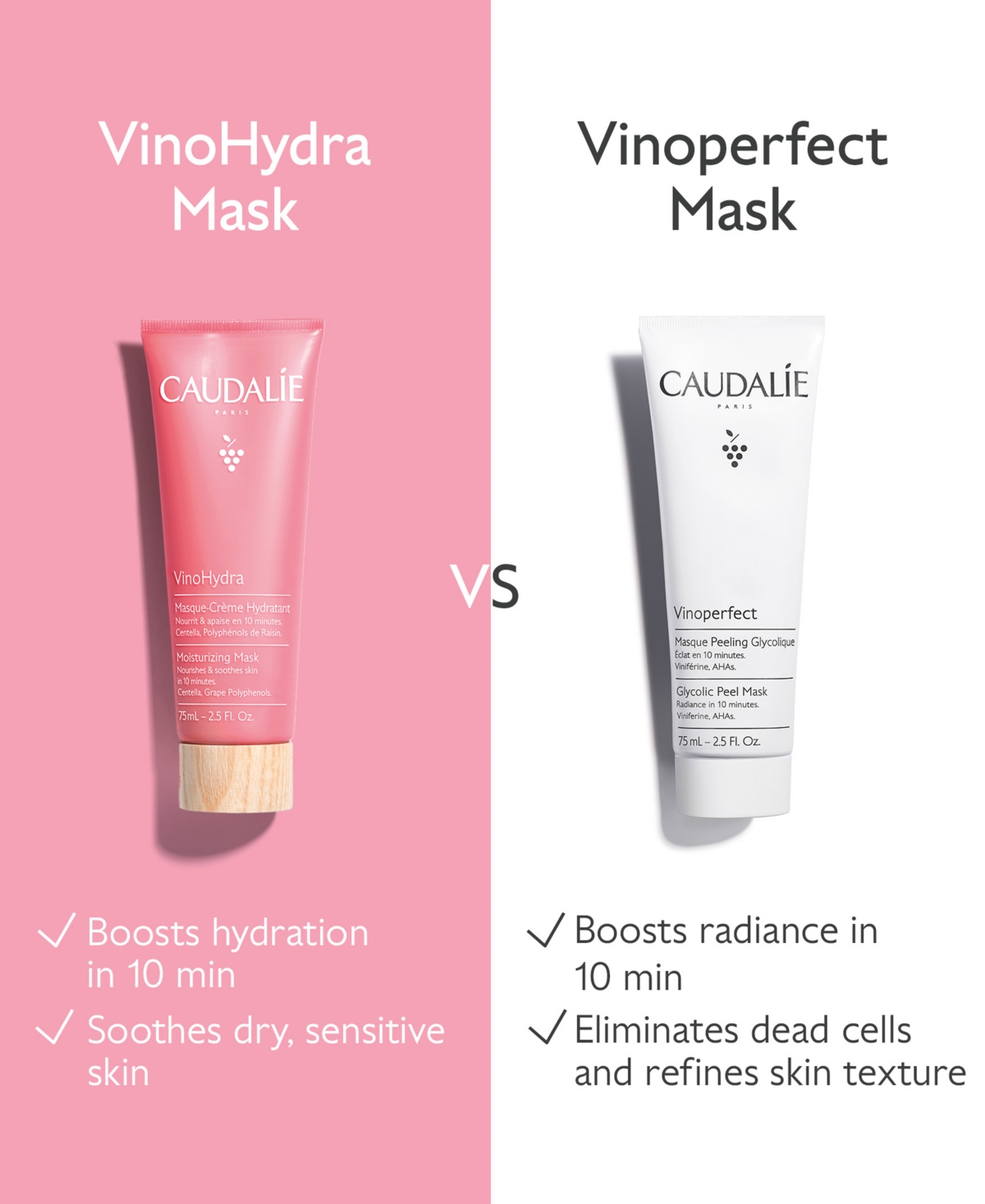 Caudalíe Vinohydra Moisturizing Mask, 2.5 Oz. In No Color