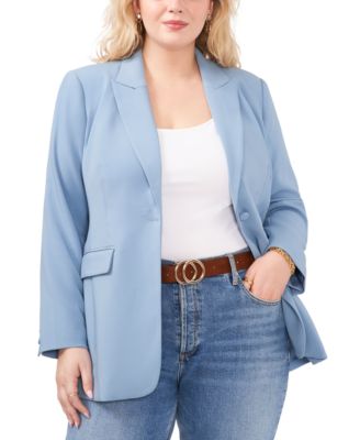 Vince Camuto - Plus Size Single-Breasted One-Button Blazer