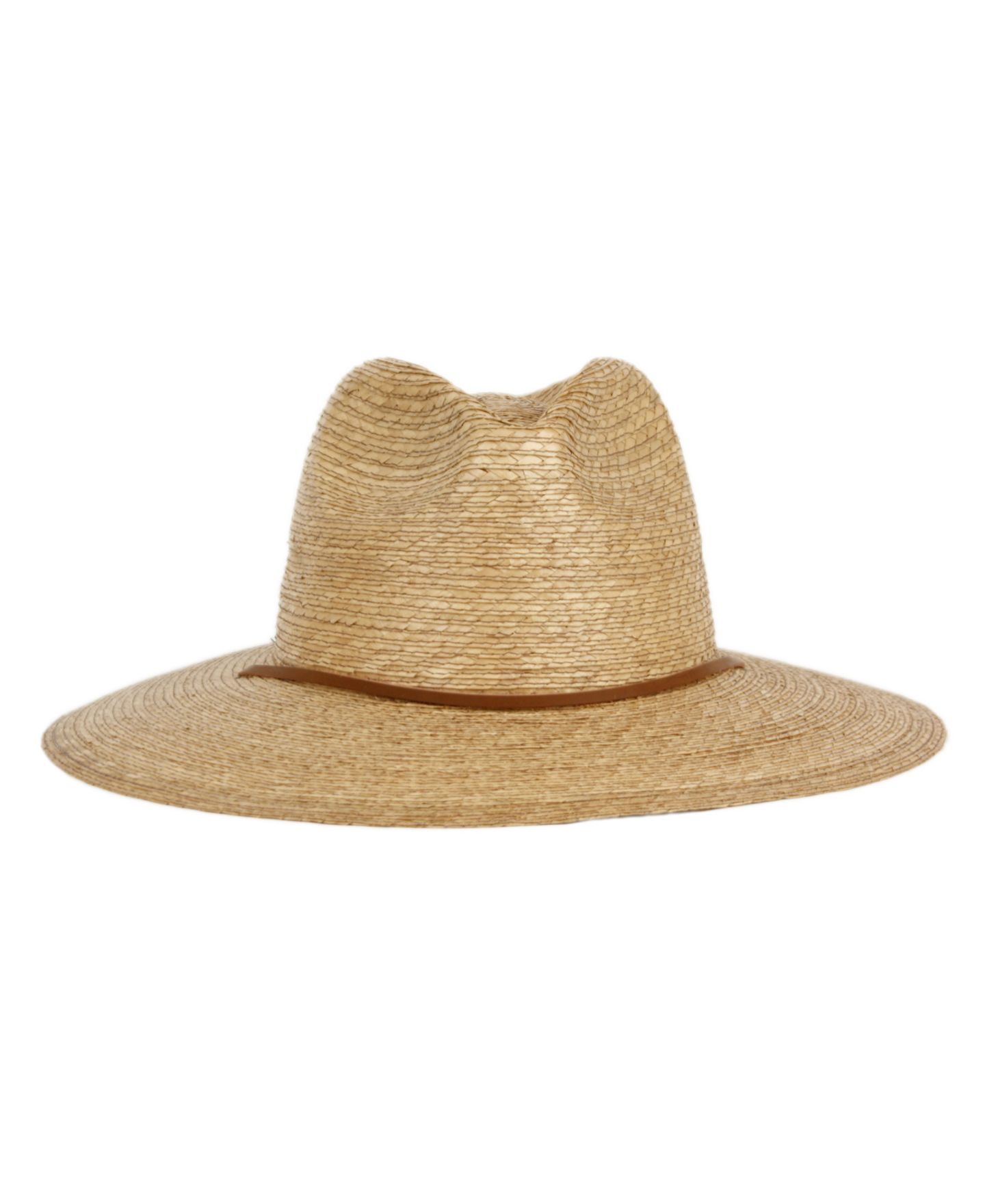Женский головной убор Angela & William Palm Braid Wide Brim Panama Fedora Sun Hat with Chin Cord, цвет: Натуральный — фото 3