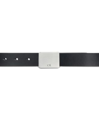Men's Logo Plaque Belt 