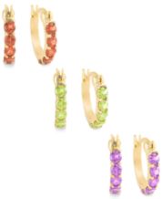 Macys small gold shop hoop earrings