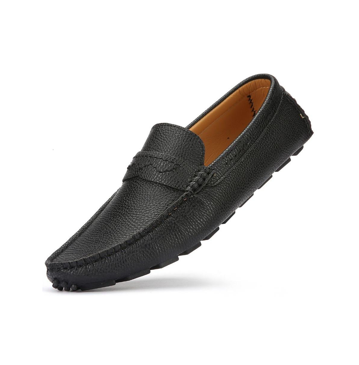 Men's Slip-On Tread Casual Loafers - Black obsidian