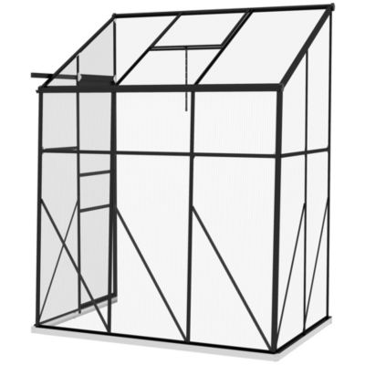 6' x 4' Polycarbonate Lean-to house,