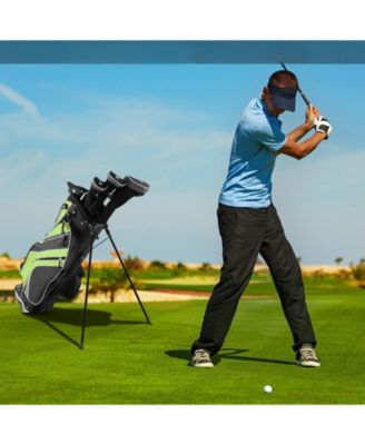 Golf Stand Bag Lightweight and Portable Golf Cart Bag with Shoulder Strap