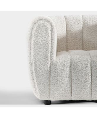 Lysander 41" Boucle Fabric Accent Club Chair
