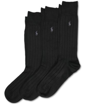 Men's 3-Pk. Supersoft Rib Dress Socks