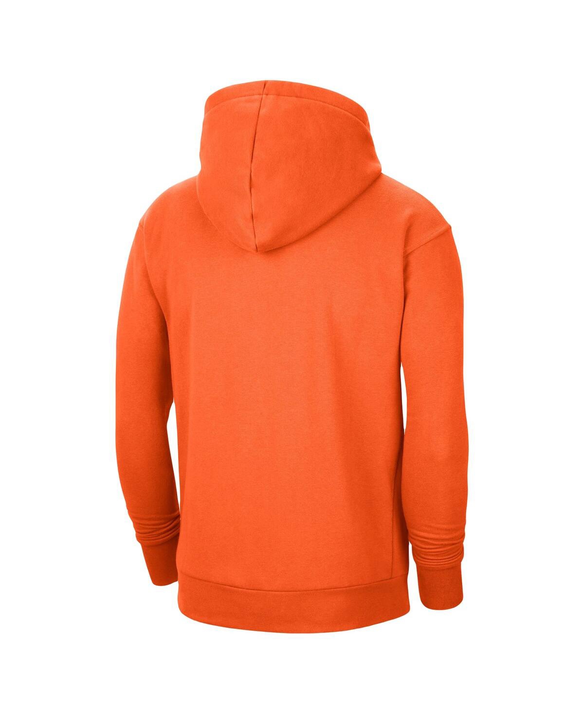 Nike Men's And Women's Orange Wnba Logo Woman Pullover Hoodie In Orange