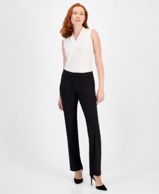 Anne Klein Bi Stretch Modern Dress Pants Macy s