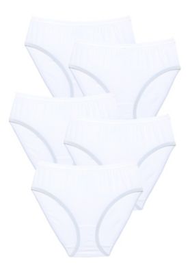 Women's Hi-Cut Cotton Brief 5-Pack