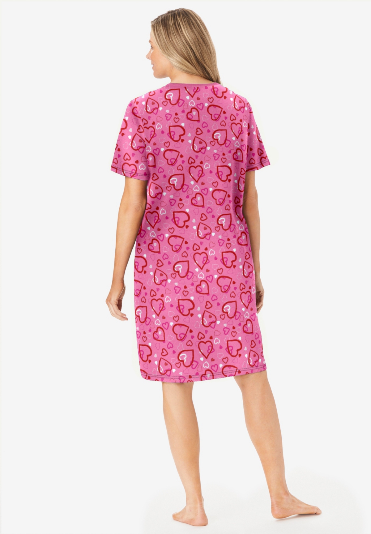 Dreams & Co. Plus Size Print Sleepshirt