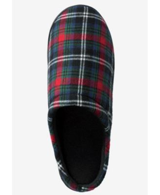 Men's Big & Tall Fleece Clog Slippers