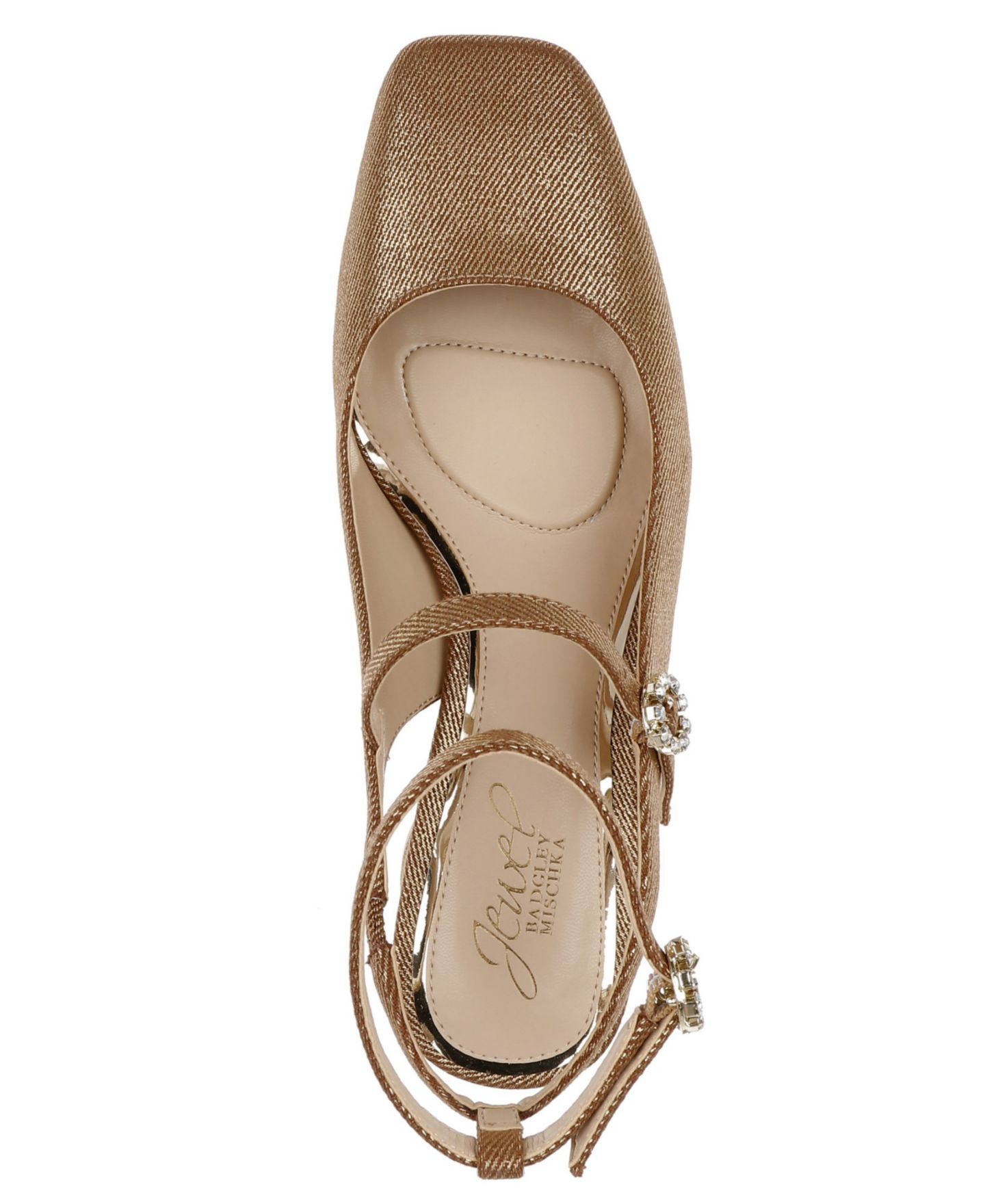 Женские туфли Jewel Badgley Mischka Keilani Maryjane Evening Pumps, цвет: Чёрный лаковый — фото 8