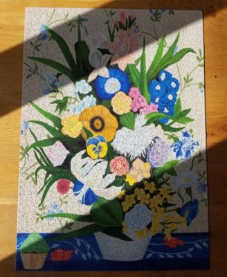 Bouquet with Cupcake Dessert Puzzle