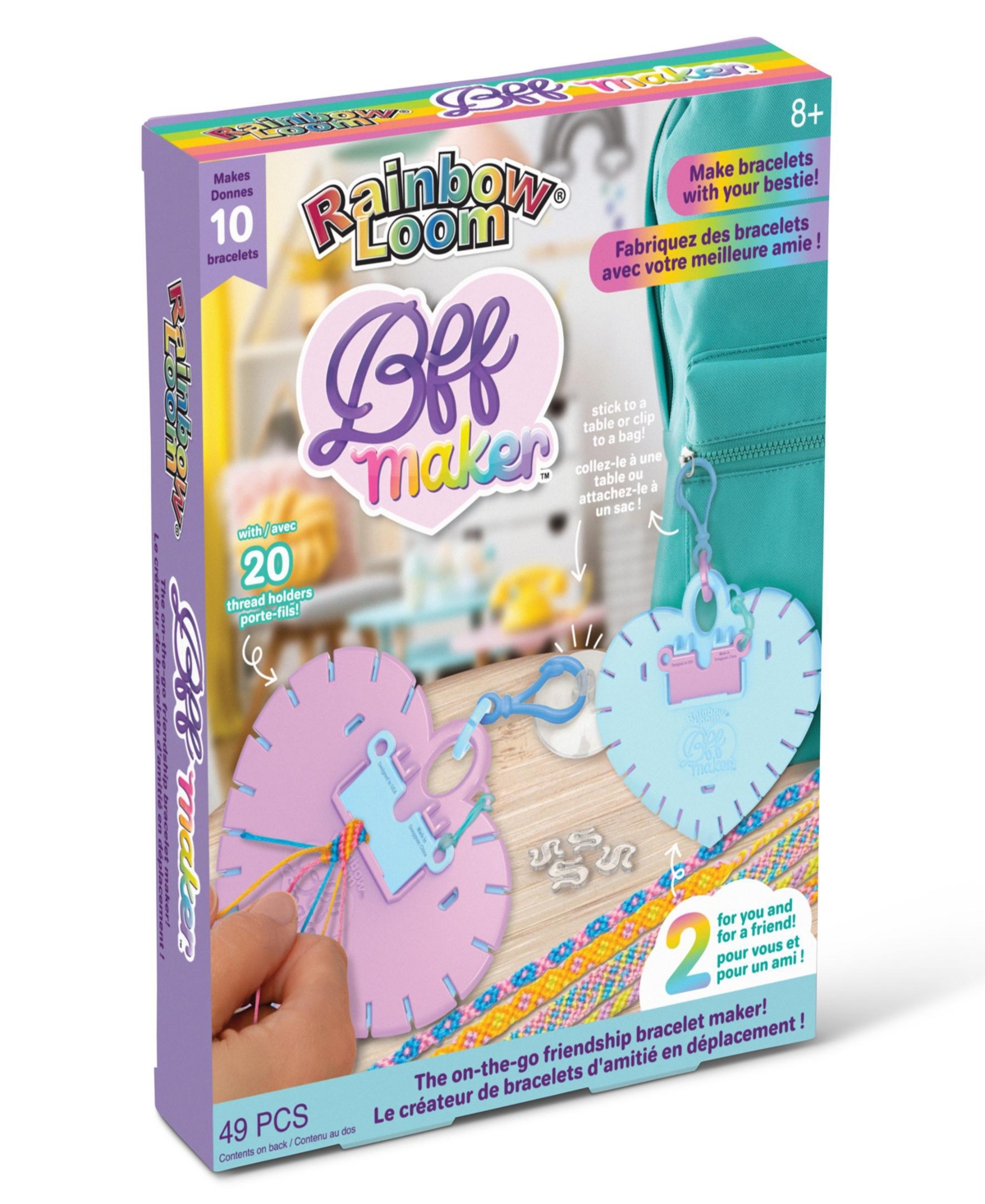 Rainbow Loom Bff Bracelet Maker Kit In Multi