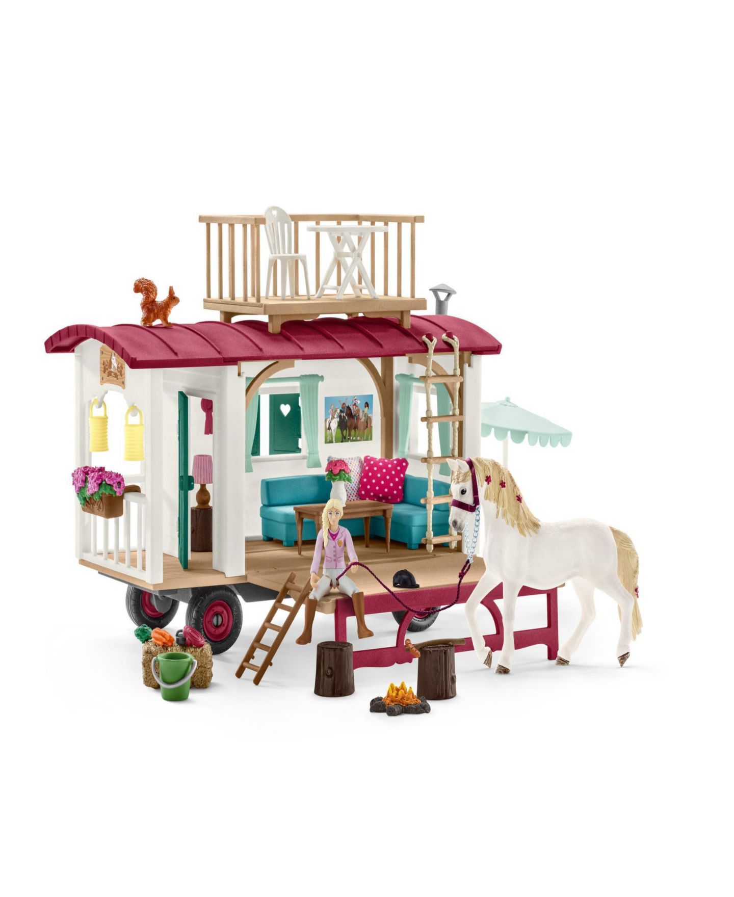Детская игрушка Schleich Horse Club Caravan For Secret Club Meetings Playset — фото 1