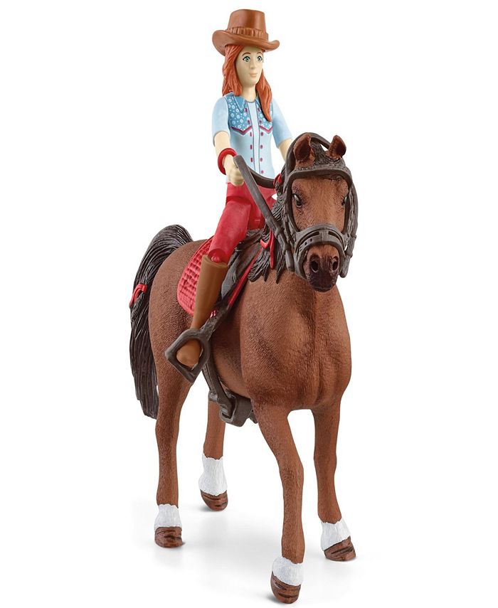 Schleich 42361 – Poulain Avec Couverture, Figurine HORSE CLUB, 4 Pièces, 17 Cm, Dès 5 Ans