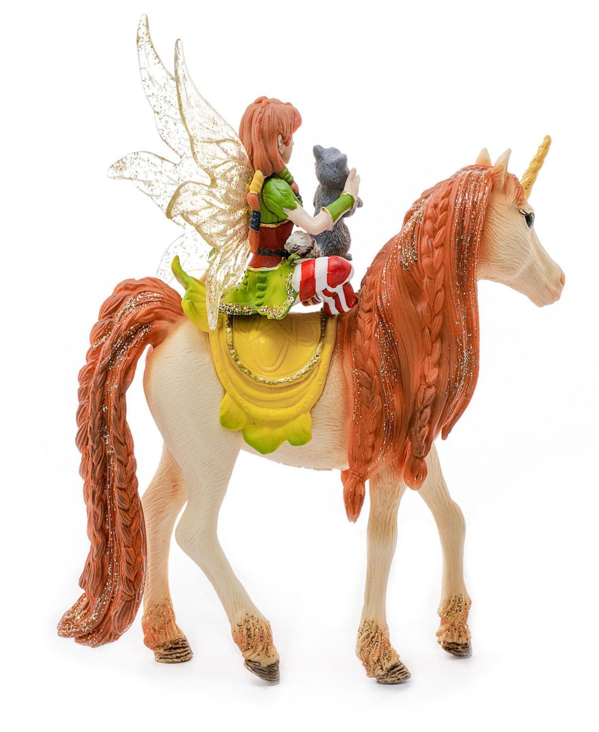 Schleich Bayala Fairy Marween Doll With Glitter Unicorn Playset In Multi