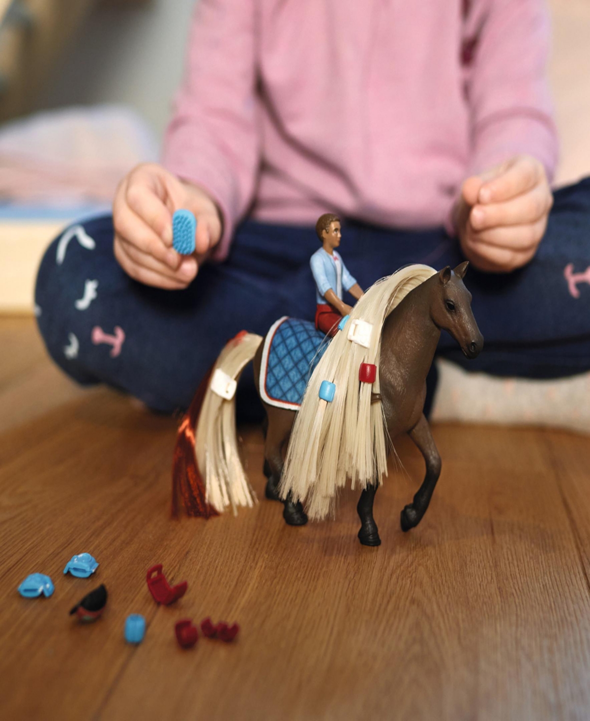 Schleich Sofia's Beauties Starter Set Leo Rocky Playset In Multi