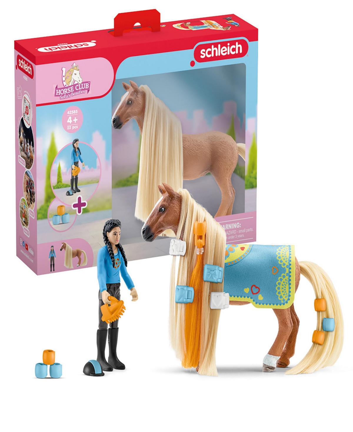 Schleich Sofia's Beauties Starter Set Kim Camamelo Playset In Multi