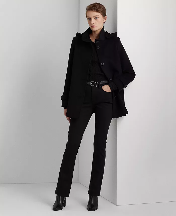 Women's Icon Hooded A-Line Coat - thumbnail 2