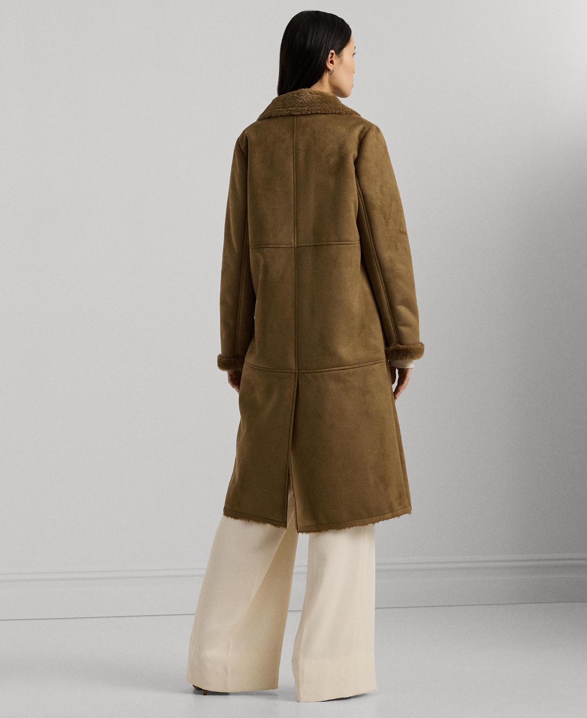 Lauren Ralph Lauren Women's Faux-Shearling Coat