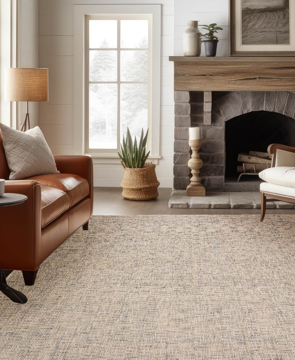 Dalyn Abruzzo Az1 8'x10' Area Rug In Ivory