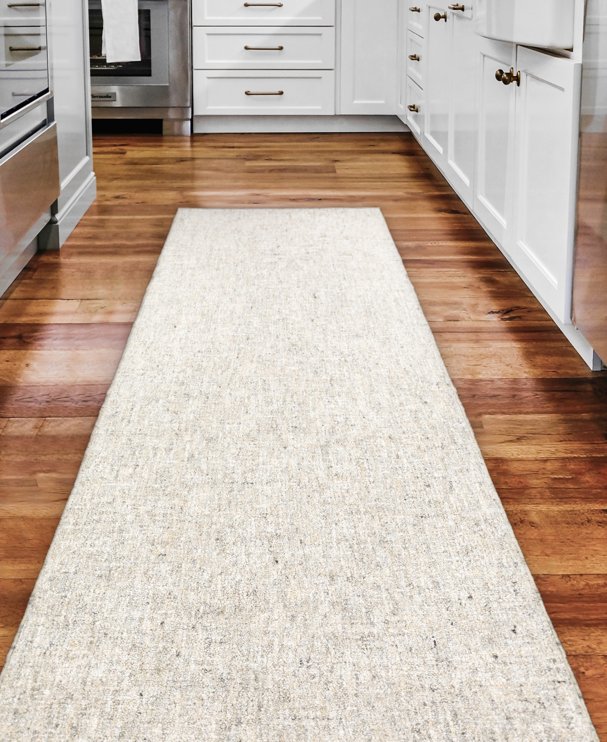 Dalyn Mateo Me1 2'3"x7'6" Runner Area Rug In Ivory