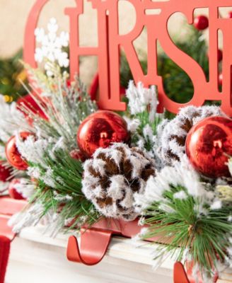 14.5''L Christmas Metal Merry Christmas Stocking Holder