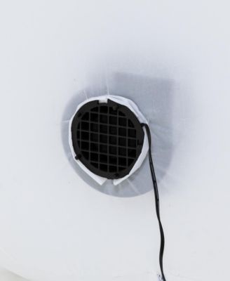 8FT Lighted Inflatable Icy Snowman Decor