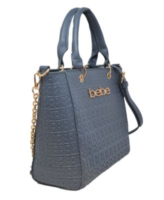Celia Embossed Logo Satchel Bag