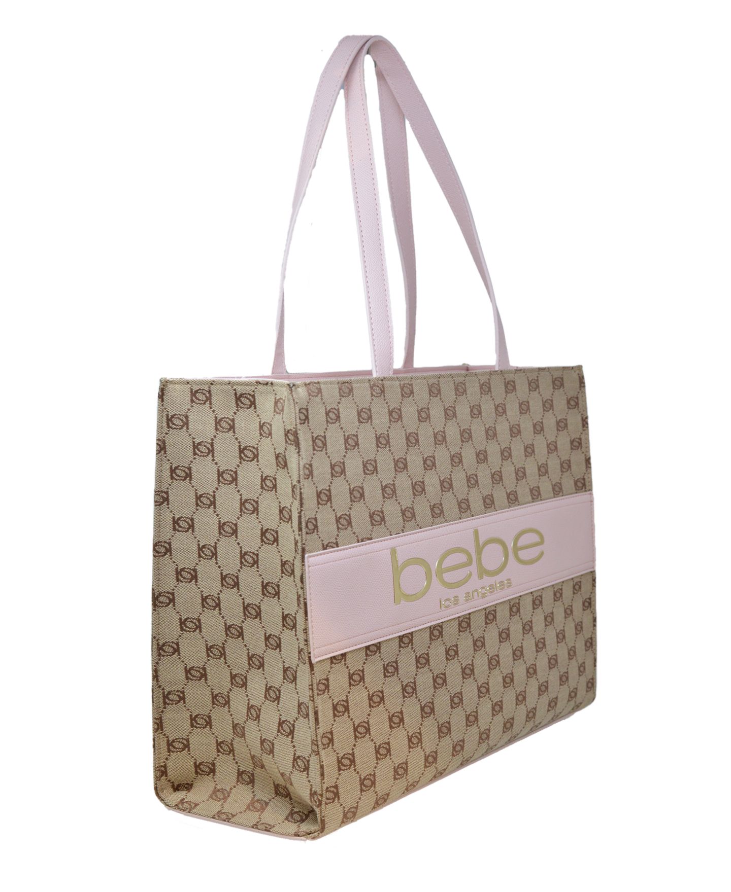 Женская сумка Bebe Serena Large Jacquard, цвет: Пудрово-розовый — фото 2