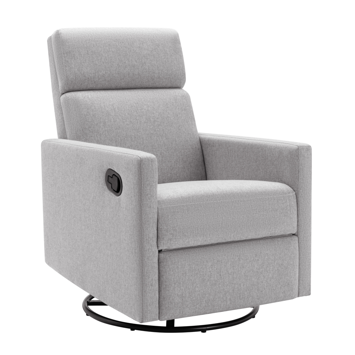 Streamdale Furniture Modern Upholstered Rocker Nursery Chair Plush Seating Glider Swivel Recliner Chair