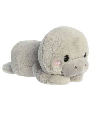 Small Millie Manatee Too Cute Playful Plush Toy Gray 9.5"