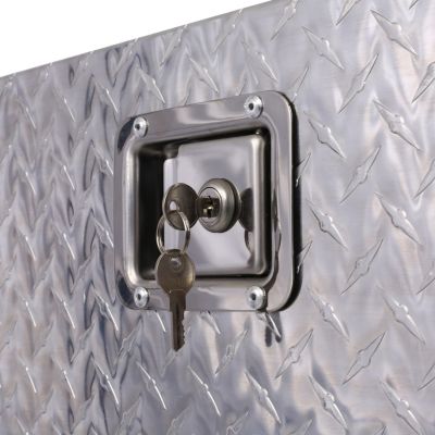  29"(L) x 16.5"(W) x 18.5"(H) Premium Aluminum Toolbox Durable, Versatile Storage