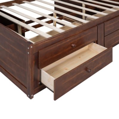 Wooden Captain's Bed with Storage