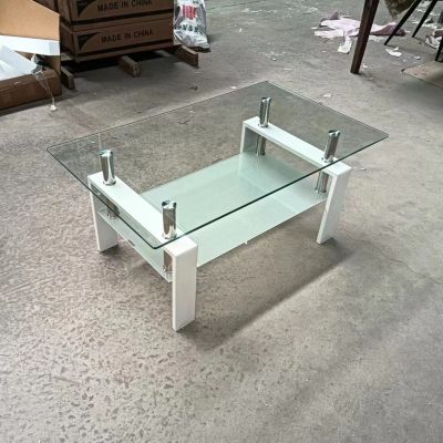 Streamdale Clear Glass Coffee Table