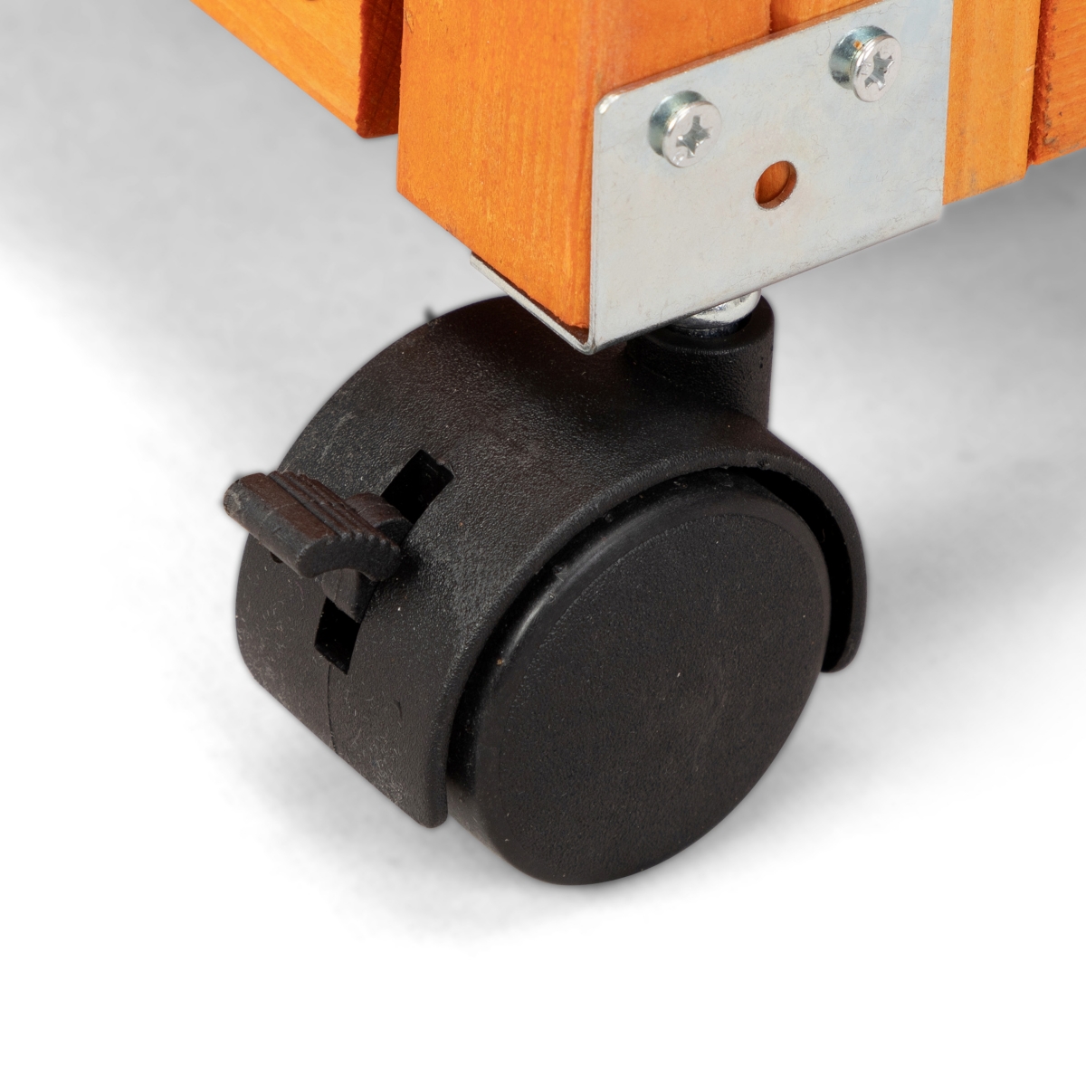 Simplie Fun Detachable Rabbit Hutch with Removable Tray and Rolling Casters, Orange