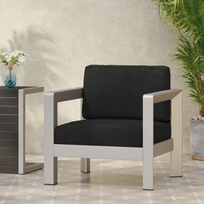 Luxurious Low-Profile Outdoor Club Chair with Deep Seating