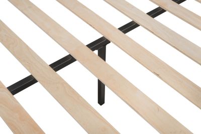  3-in-1 Bunk Bed Sturdy Metal Frame, Wood Slats