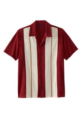 Big & Tall Colorblock Camp Shirt