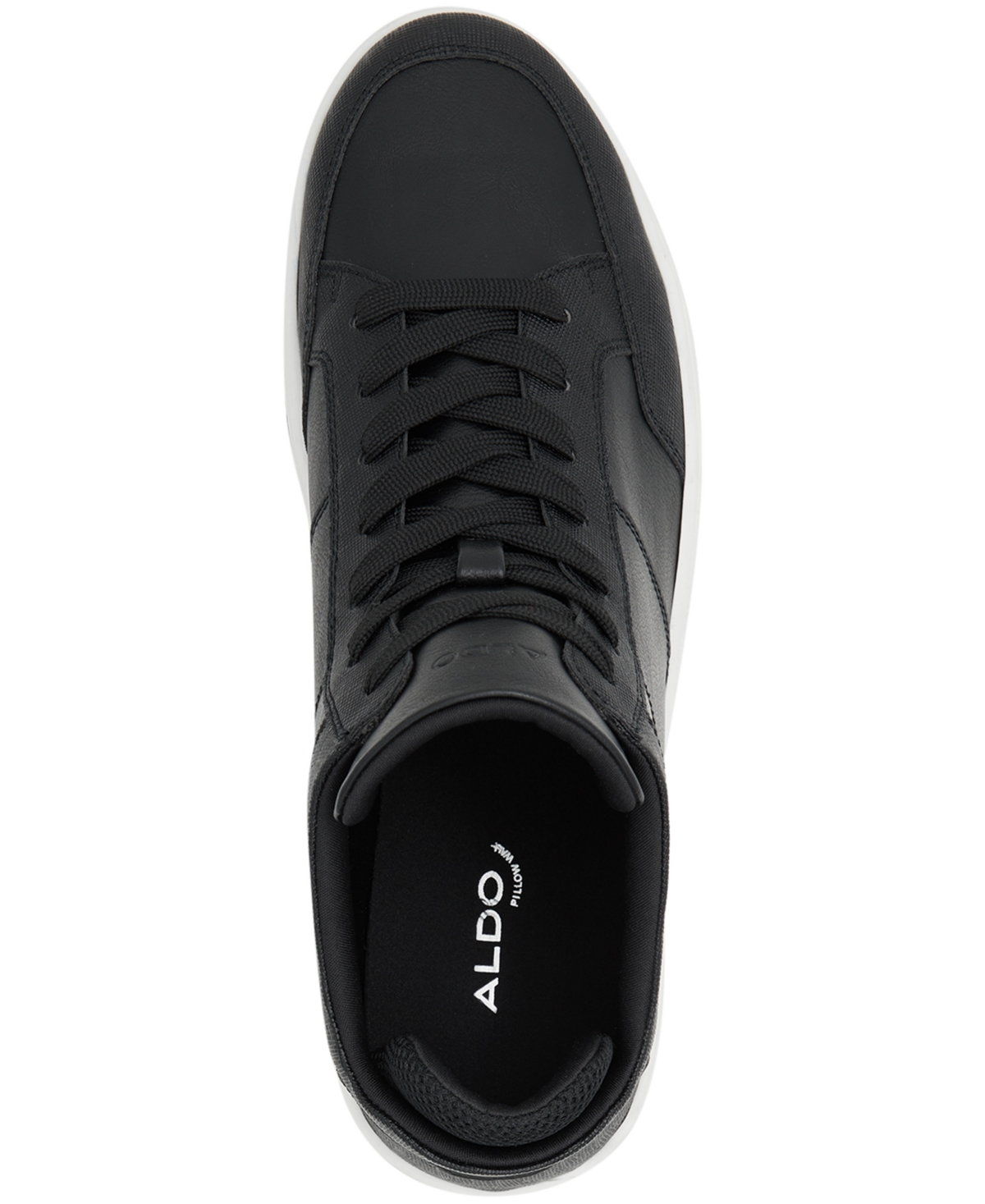 Shop Aldo Men's Victor Synthetic High Top Sneaker In Black