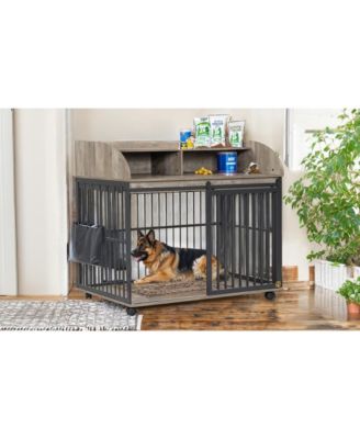 Streamdale Chic Dog House Furniture-Style Crate with Storage