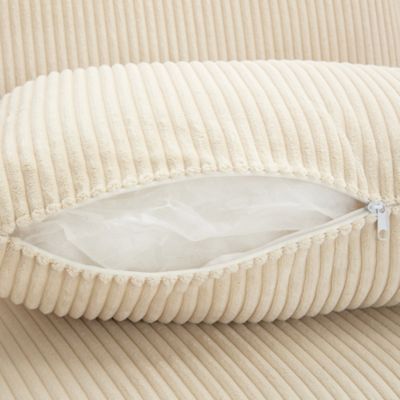 Corduroy Sofa with Ample Armrests (36.25"W)