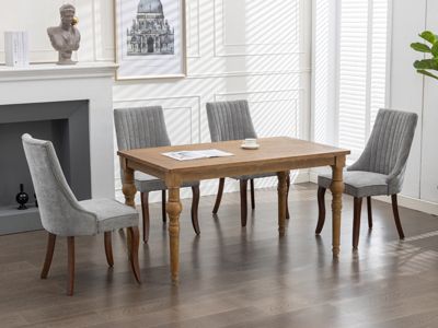 Luxurious Back Dining Chairs with High Backrest for Comfort