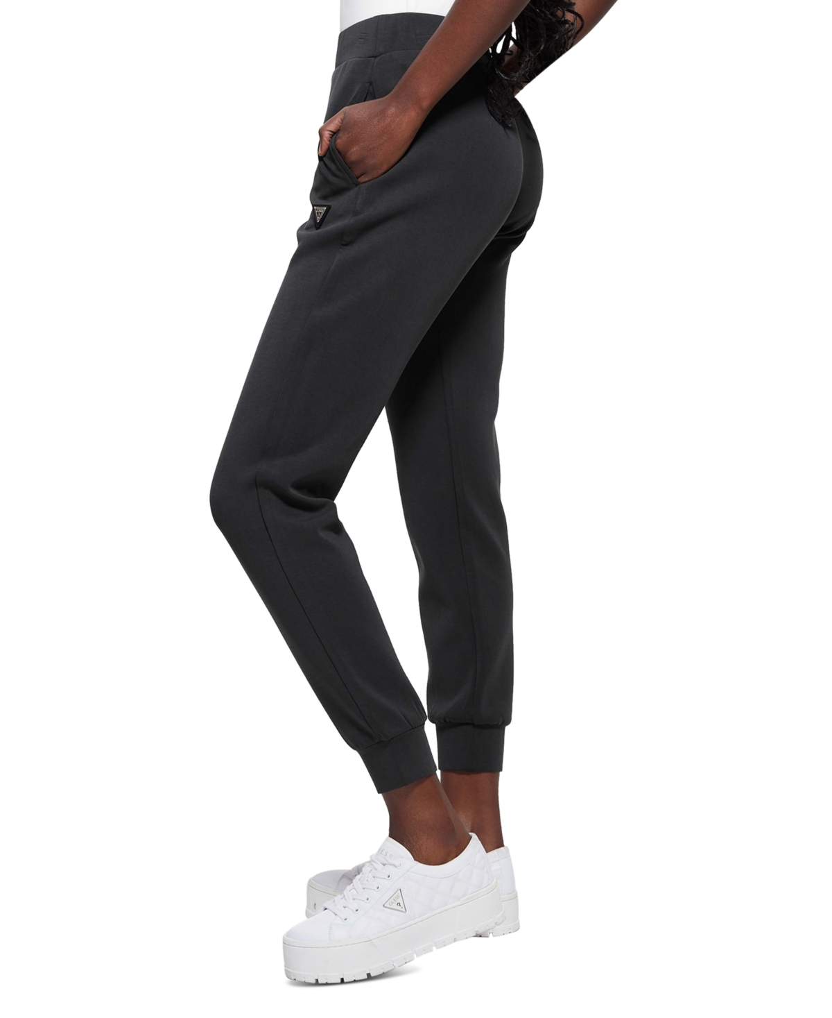 Guess Women's Olympe Jogger Pants - JET BLACK A996