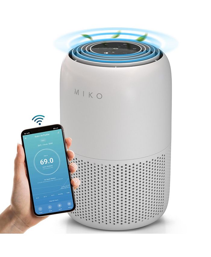 Miko HEPA Smart Air Purifier up to 770 Sqft App Controlled Macy