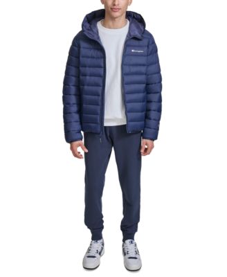 Men's Performance Quilted Hooded Jacket