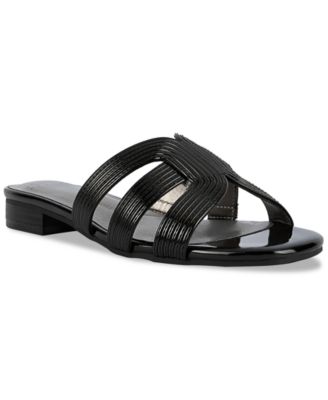 Jones New York - Roselly Woven Slide Sandals