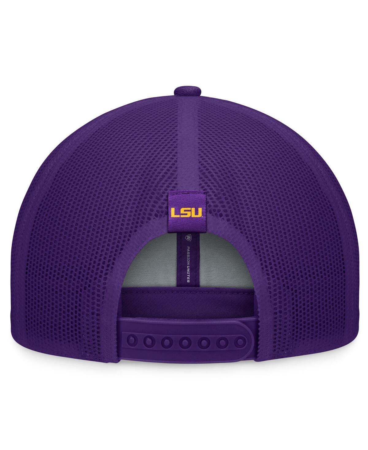 Top of the World Men'sLsu Tigers Carson Trucker Adjustable Hat - Purple